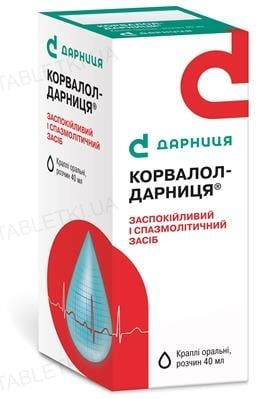 Корвалол-Дарниця краплі ор., р-н по 40 мл у флак.