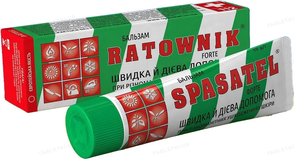Бальзам Spasatel Форте по 30 г у тубах