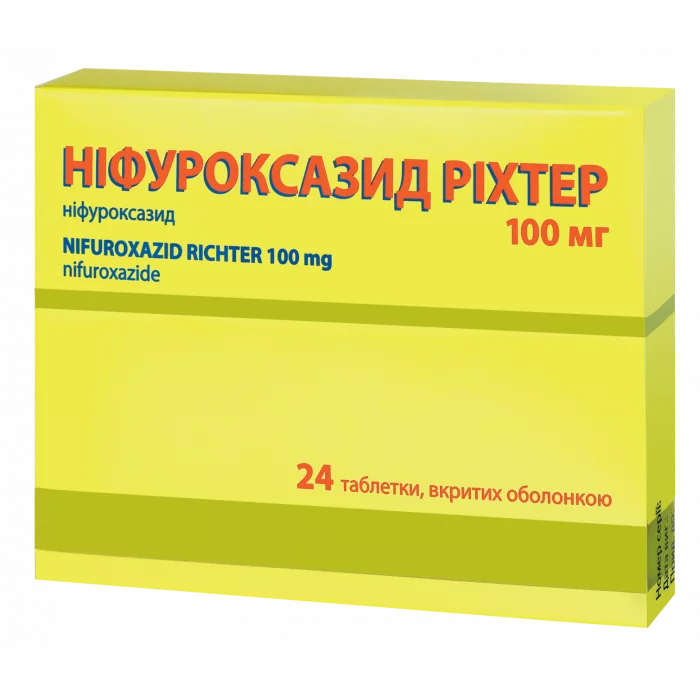 Ніфуроксазид Ріхтер 100 мг таблетки №24