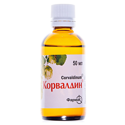 Корвалдин краплі ор. по 50 мл у флак.