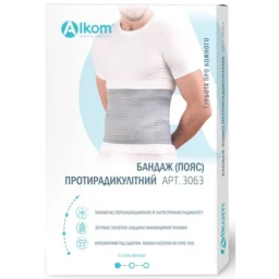 Бандаж (пояс) Алком протирадикулітний 3063 сірий (р.3)