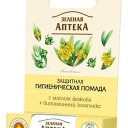Гігієнічна помада Зелена Аптека Захисна з олією жожоба, 3,6 г