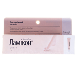 Ламікон крем 1 % по 15 г у тубах Ламікон крем 1 % по 15 г у тубах